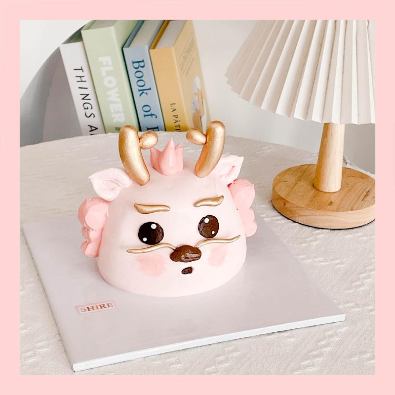 Bánh tạo hình Khủng Long/ con trâu/ con hổ/con rồng 3D - Bánh sinh nhật trẻ em