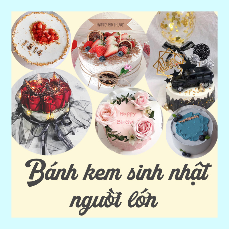 Bánh kem sinh nhật người lớn