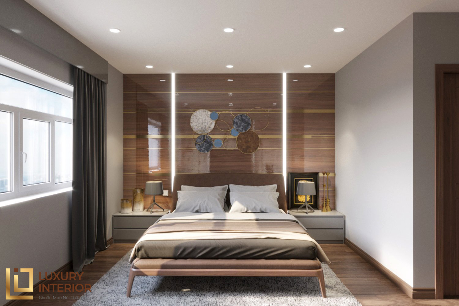 Phòng ngủ gỗ tự nhiên đơn giản – Đỉnh cao của đẳng cấp và tinh thần sống hiện đại