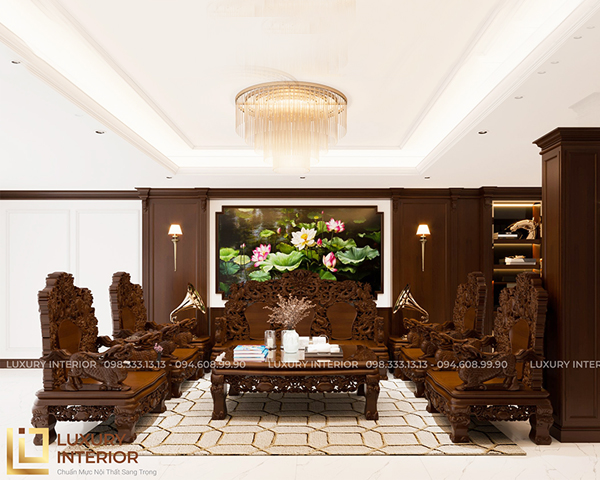 Thiết kế nội thất gỗ gõ siêu sang đẳng cấp tại Ninh Bình đã đạt được tầm cao mới. Các tinh tế khắp nhà được kết hợp cùng các chi tiết độc đáo và sáng tạo, tạo nên một không gian sống hoàn hảo với độ bền vững lâu dài. Hãy đến chiêm ngưỡng và cảm nhận trực tiếp chất lượng của các sản phẩm thiết kế này.