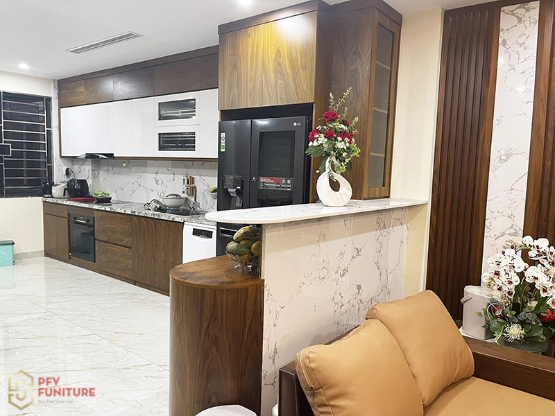 Hoàn thiện thi công nội thất biệt thự Trường Lâm - Long Biên