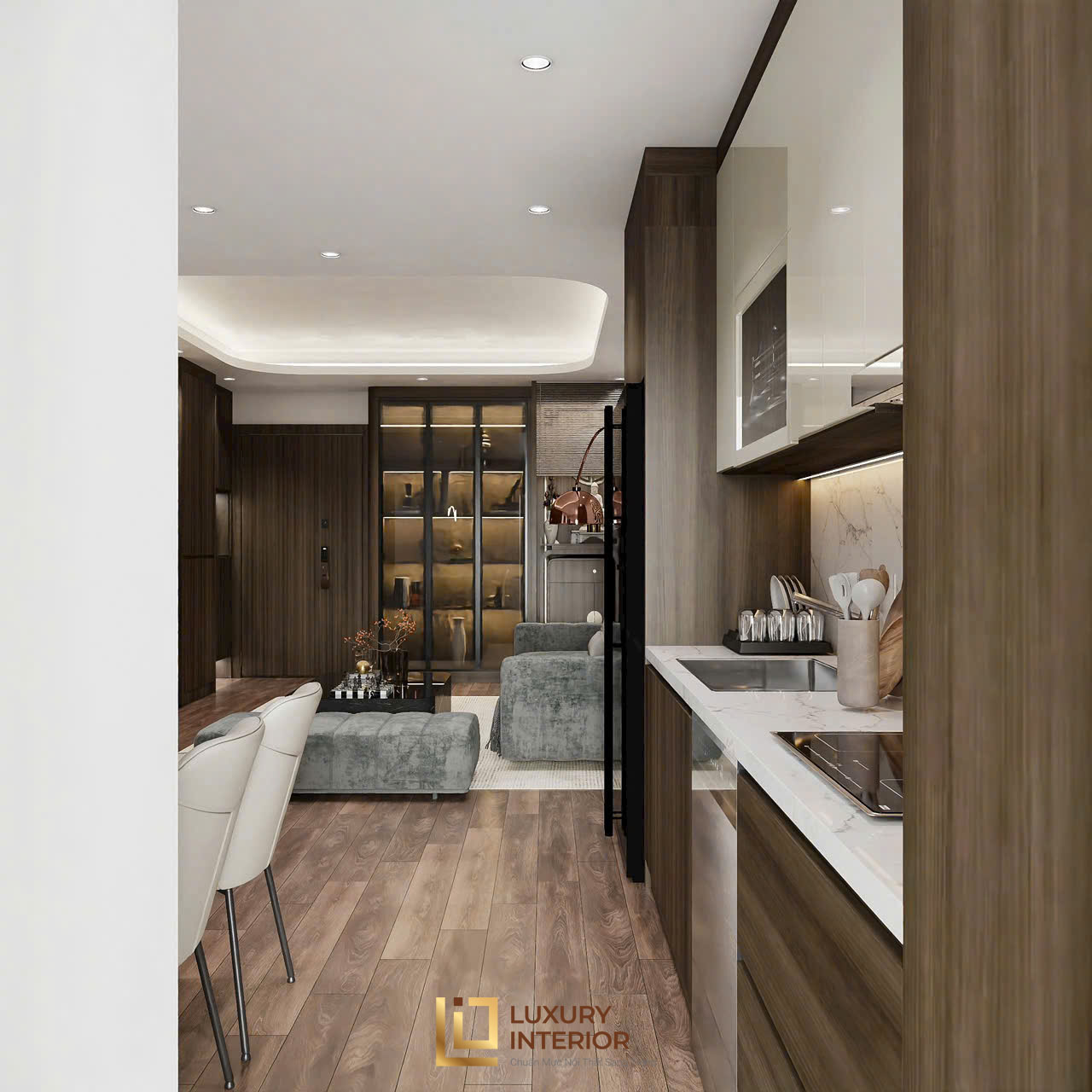 Thiết kế nội thất căn hộ Vinhomes Ocean Park