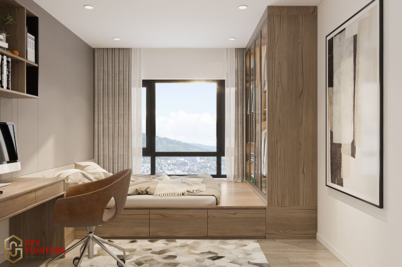 Thiết kế nội thất căn hộ mẫu 2 PN hiện đại The ZenPark