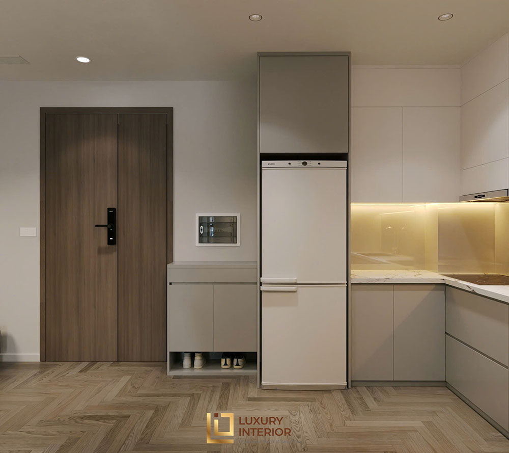 Thiết kế nội thất hiện đại tối giản cho căn hộ 75m²