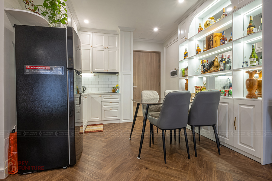 Thi công hoàn thiện căn hộ 1PN+1 S2.08 Vinhomes Ocean Park