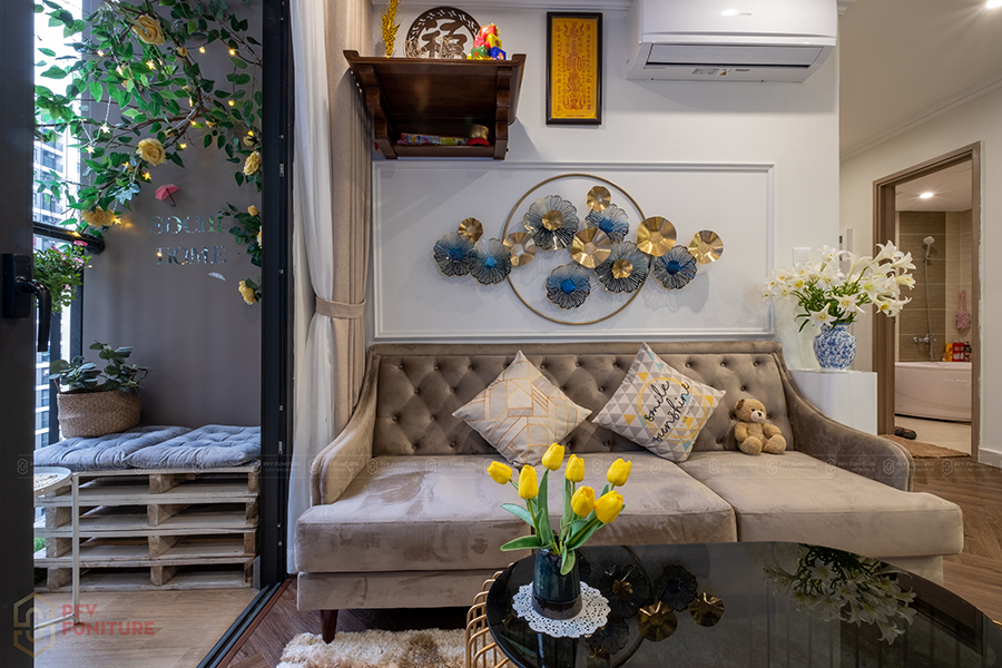 Thi công hoàn thiện căn hộ 1PN+1 S2.08 Vinhomes Ocean Park