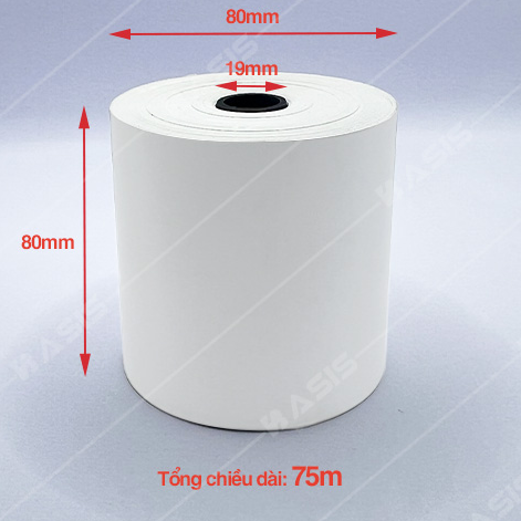 Giấy nhiệt GH in bill khổ K80x80