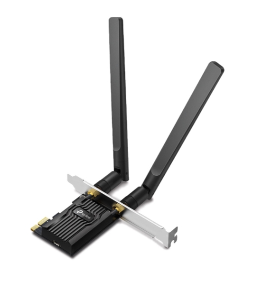 Cạc mạng không dây TP-Link PCI-E Archer TX20E (Chuẩn AX/ AX1800Mbps/ 2 Ăng-ten ngoài/ Bluetooth); 24T