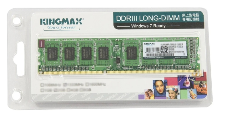 Ram DDR3 Kingmax 8GB 1600; 36T