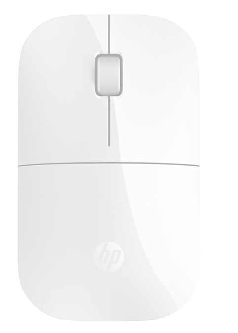 Chuột không dây HP Z3700 Wireless | Màu trắng | Nguồn/Pin: AA | Kết nối không dây tốc độ 2.4GHz | Cảm biến quang học led xanh có thể hoạt động trên nhiều loại bề mặt khác nhau; 12T