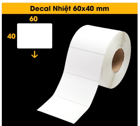 Giấy Decal nhiệt 60x40x30m | FV