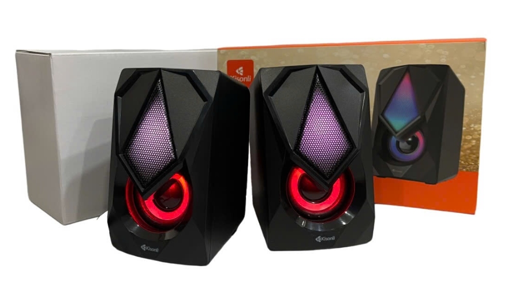 Loa 2c bộ 6W*2 RGB L-9090 Plus KISONLI | FV; 12T