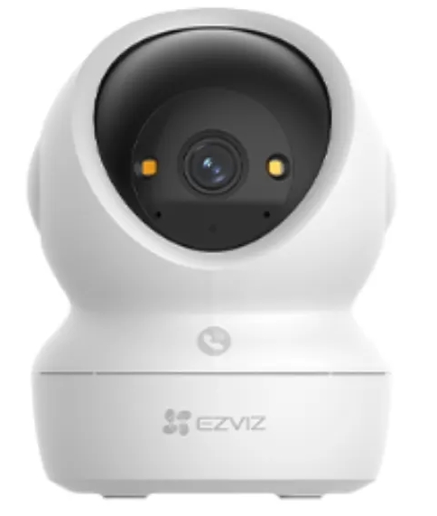 Camera wifi quay quét EZVIZ H6C G1 3K 5MP | trong nhà | uay quét 360 độ, theo dõi tự động chuyển động | Tầm nhìn đêm có màu lên đến 10m | Phát hiện người, thú cưng và tiếng ồn lớn | Đàm thoại 2 chiều | WiFi 2.4/5GHz; 24T