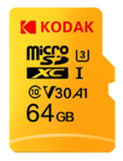 Thẻ nhớ KODAK mSD 64GB UHS-I U3/V30/A1  Memory card; 24T