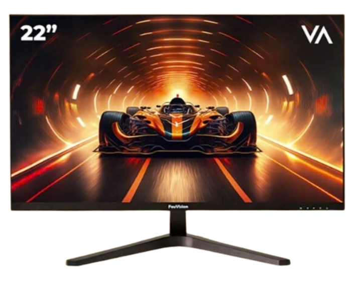 Màn hình máy tính 21.45 inch FHD Monitor FSID22DFJY; Hiệu FEUVISION  | Tỉ lệ: 16:9 | Độ phân giải: 1920 x 1080 (Full HD) | Tấm nên: VA | Tần số quét: MAX 100Hz | Cống kết nối: VGA(D-Sub)×1, HDMIx1 | Tiêu thụ điện: 24W (Nguồn 12VDC) | Phụ kiện đi kèm: Adapter, Cáp HDMI; 36T