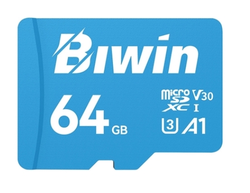 >=20 -5K | Thẻ nhớ Micro SD Biwin, MS100,64GB, Model: BMMS100064G-RG; 24T