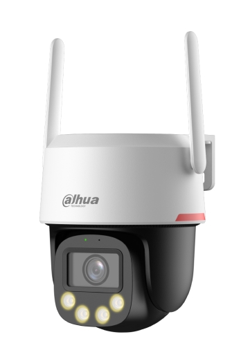 Camera Dahua PT WiFi Wizcolor DH-P8F-PV ống kính cố định quay quét ngoài trời 8MP | Ban đêm cũng như ban ngày | Ống kính cố định 3.6mm | Tầm xa đèn LED ánh sáng ấm thu hình có màu 30m | Tích hợp Mic và loa, hỗ trợ đàm thoại hai chiều | Kết nối WiFi 6 băng tần (2.4GHz), LAN, Bluetooth pairing | Không hỗ trợ PoE; 24T