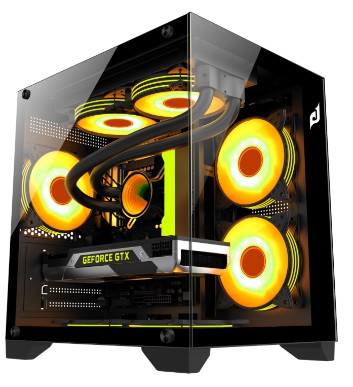 CASE Edra ECS1503 | Màu đen | USB 2.0*2, USB 3.0*1, cổng Audio, nút điều khiển chế độ LED | Số khay ổ cứng: HDD*1, SSD*2 | Hỗ trợ 7 quạt 120mm (2 nóc, 1 sau, 2 dưới, 2 mặt main) | Mặt kính cường lực dày 3mm | Hỗ trợ kích thước main: M-ATX/ ITX | Kích thước: 340x270x380mm | Cân nặng: 3kg, cả hộp 3.5kg; 12T