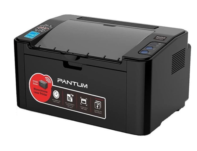 Máy in Laser đen trắng Pantum P2505w (A4 | In | USB | WIFI) | In đen trắng 1 mặt | Giấy: A4 | Tốc độ in: 22ppm | Độ phân giải: 1200x1200 | Bộ nhớ: 128MB | Bộ xử lý: 600MHz | Toner cartridge thay thế PC-211KEV/ Mực thay thế RG-208 (1600 trang) | tương đương: Canon 6030w; 12T