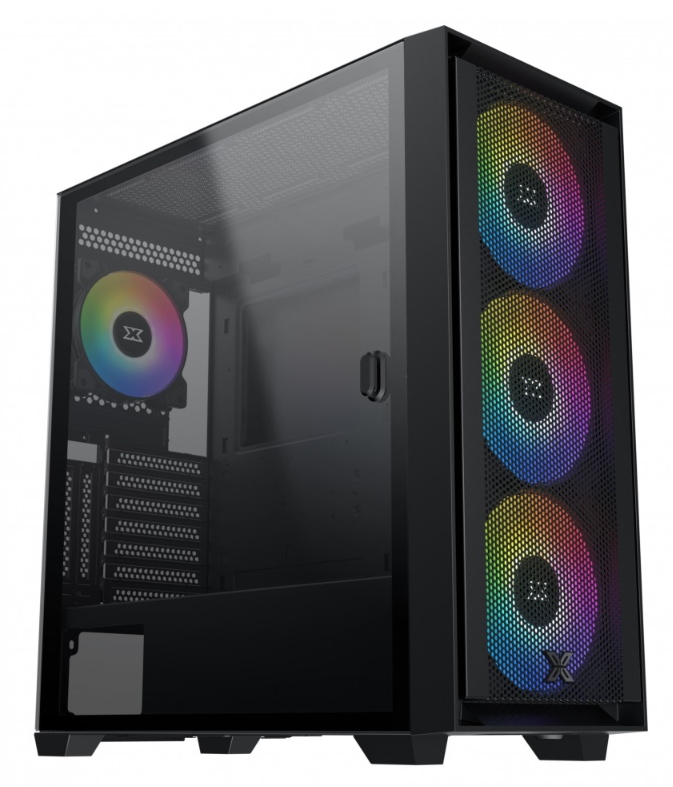 Vỏ Case Xigmatek ANUBIS PRO 4FX EN40771 (EATX, 4 Fan ARGB, Màu Đen) | Kích thước: 468 x 205 x 488 mm | Hỗ trợ Mainboard: E-ATX, ATX, Micro-ATX, ITX | Hỗ trợ tản nhiệt CPU 165mm | Hỗ trợ VGA 420mm | KÍNH CƯỜNG LỰC (HÔNG TRÁI) | FAN HỆ THỐNG - Trước: 140mm x 3 (lắp sẵn) | Sau: 120mm fan x 1 (lắp sẵn); 12T