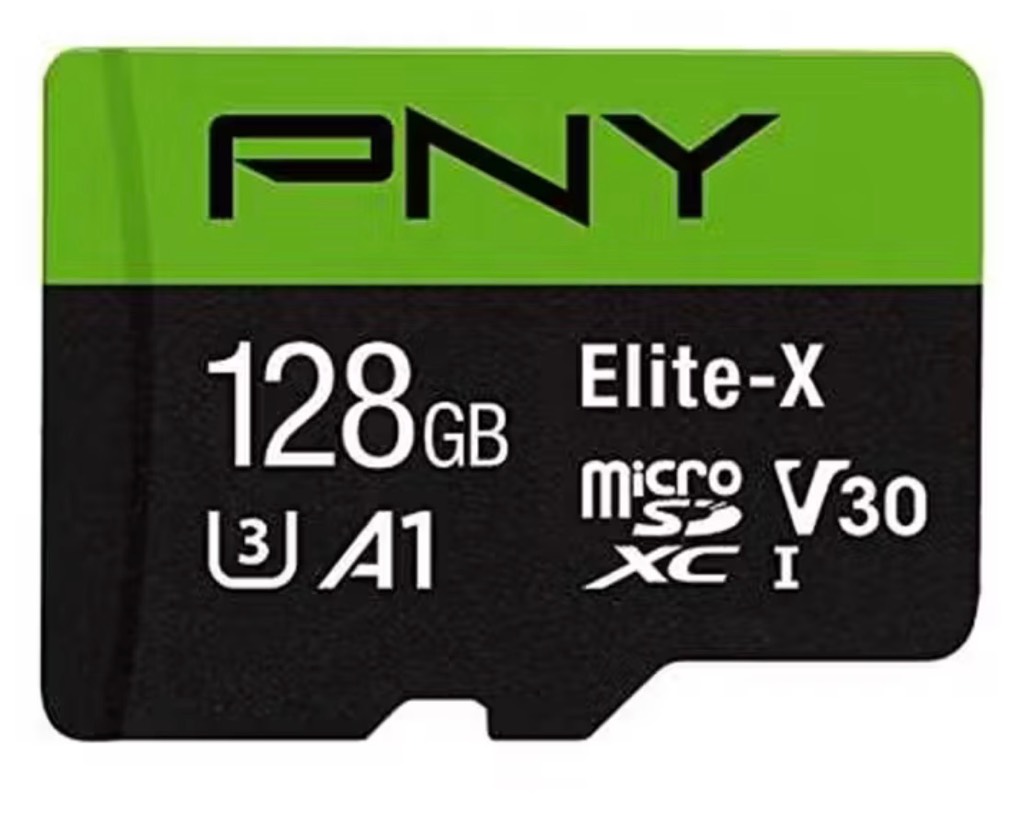 >=10 -3K | Thẻ nhớ PNY 128GB,uSDXC,UI- U3,R100,ELITE-X,GE (P- SDU128U3WX-GE) | tem Dss; 24T