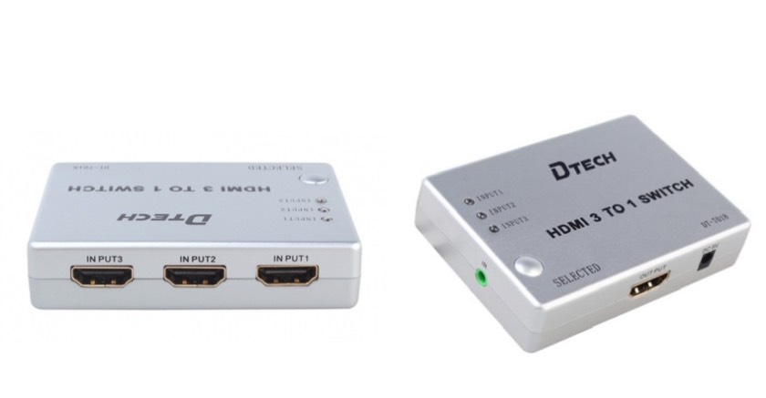 Hộp chia HDMI 3-1 Dtech  7018MS; 03T (-)