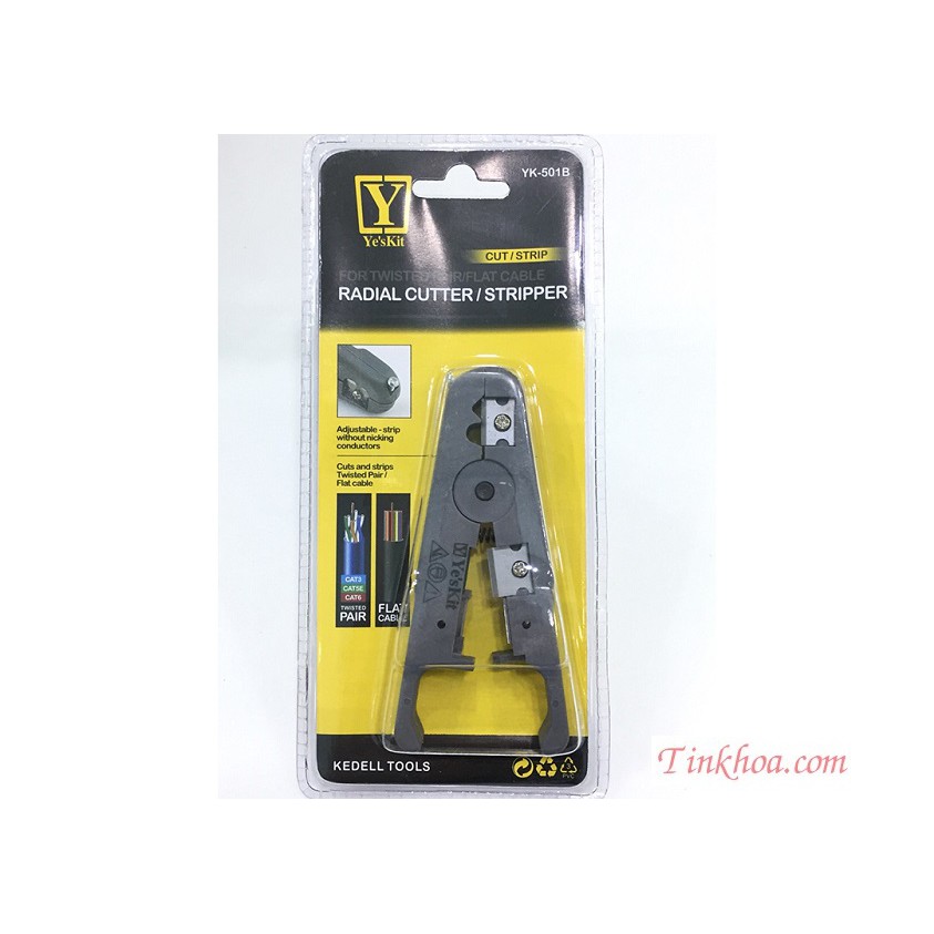 Kìm Cắt cáp Ye'skit YK-501B. Kìm cắt cáp mạng RJ45 YK-501B; 03T