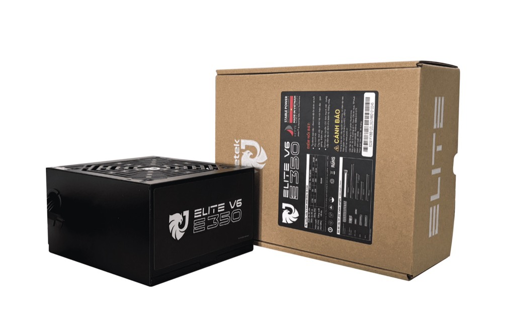 Nguồn máy tính JETEK ELITE V6 E350 350w; 36T