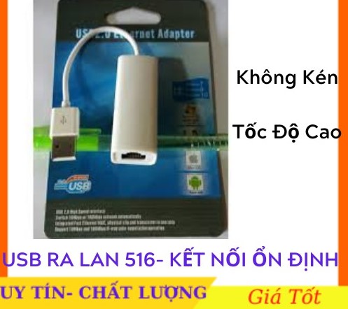 Cable USB---> Lan 516 (2.0); 01T (-)