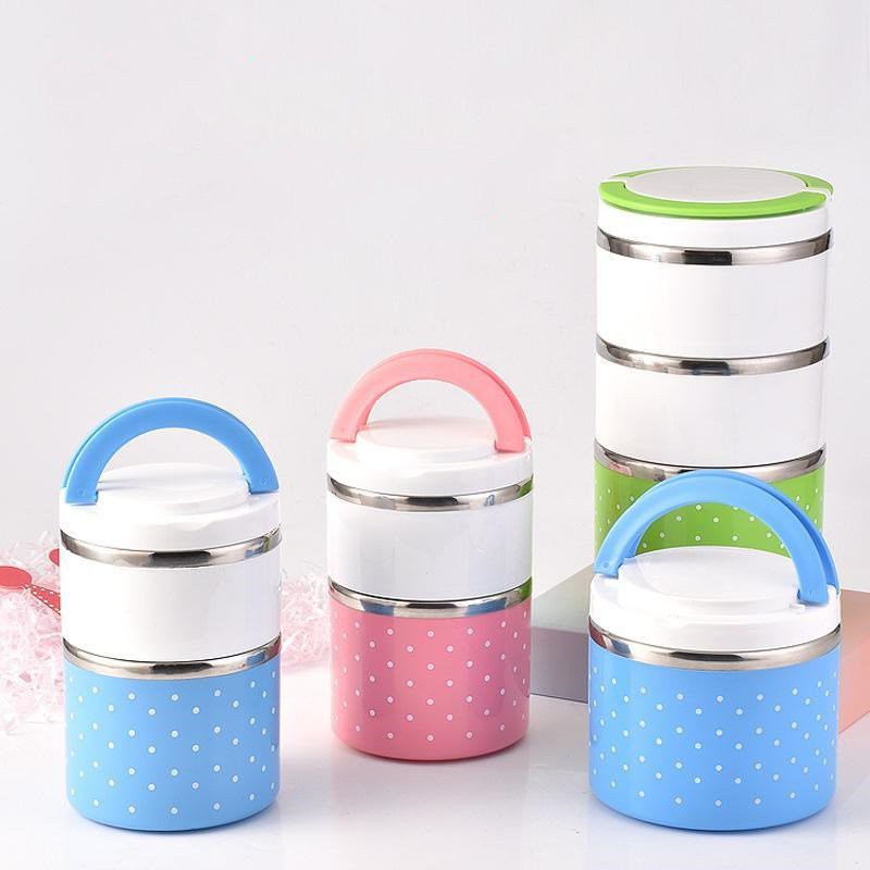 Cặp lồng cơm Lúa mạch 4 tầng