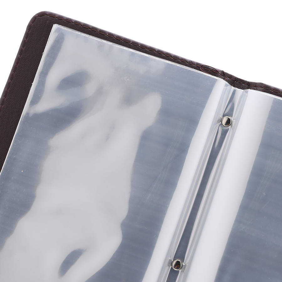 Bìa 10 Lá Menu Gổ A6 Da Cao Cấp MH-202