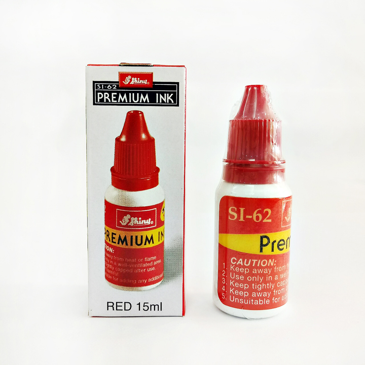 Mực dấu Shiny dùng trên mọi chất liệu (Lựa chọn màu mực: Xanh, Đỏ, Đen) - Hàng nhập khẩu