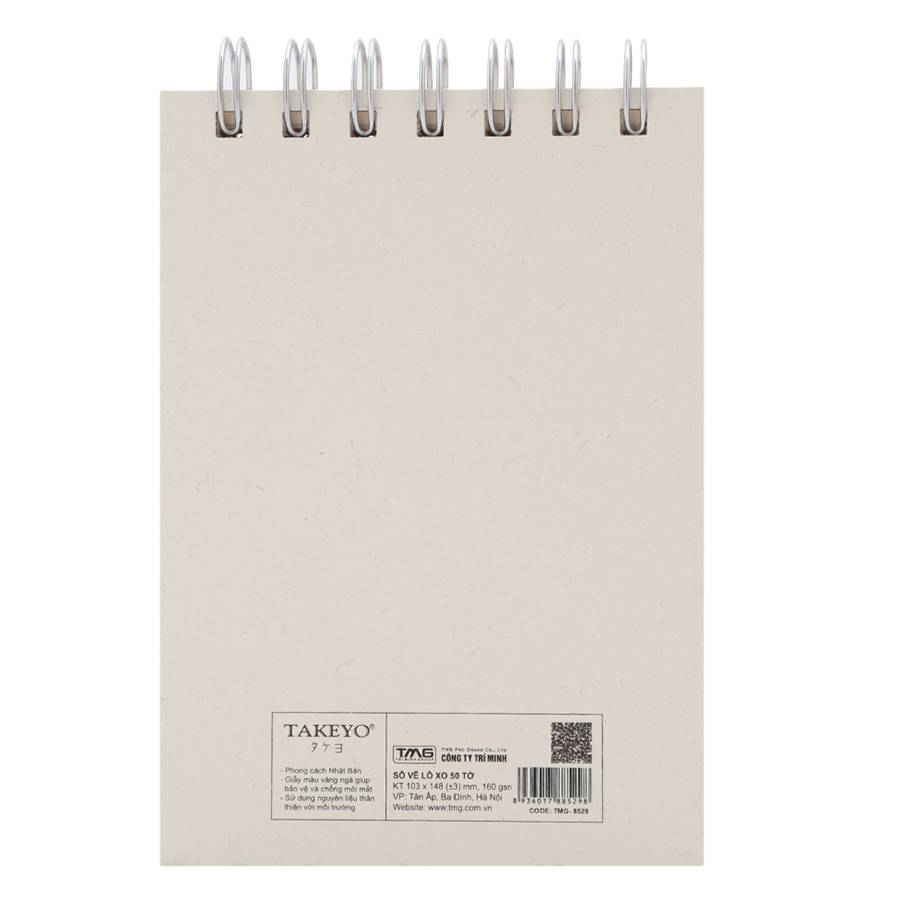 Tập Vẽ Lò Xo Takeyo A6 8529 - Mẫu Ngẫu Nhiên