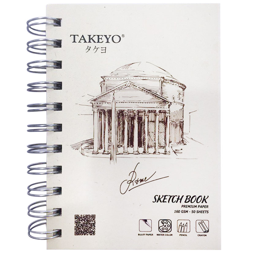 Tập Vẽ Lò Xo Takeyo A6 8529 - Mẫu Ngẫu Nhiên