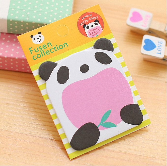 Bộ 2 giấy note ghi chú Animal