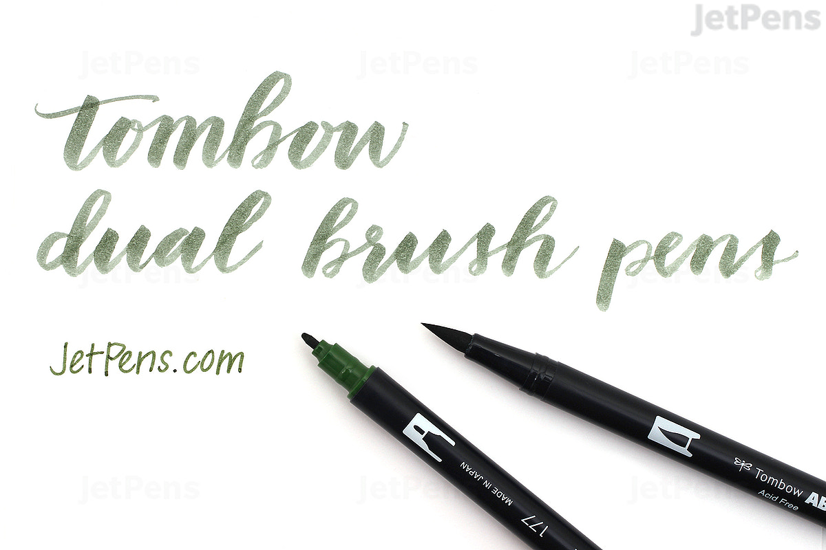 Bút lông cọ hai đầu Tombow ABT Dual Brush Pen - Brush/ Bullet - Aqua (401)