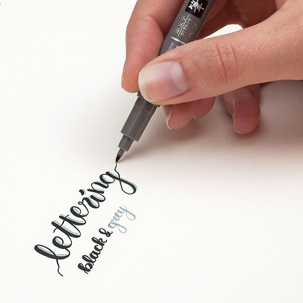 Bút viết thư pháp hai đầu TOMBOW FUDENOSUKE chuyên viết Hán tự Brush Lettering