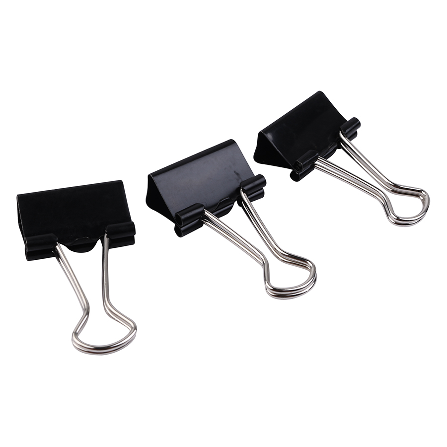 Bộ 3 Hộp Kẹp Bướm Echo (25mm) - Đen