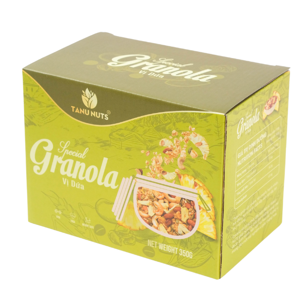 Ngũ cốc granola siêu hạt, gói nhỏ tiện lợi- Hộp 10 gói 350gr