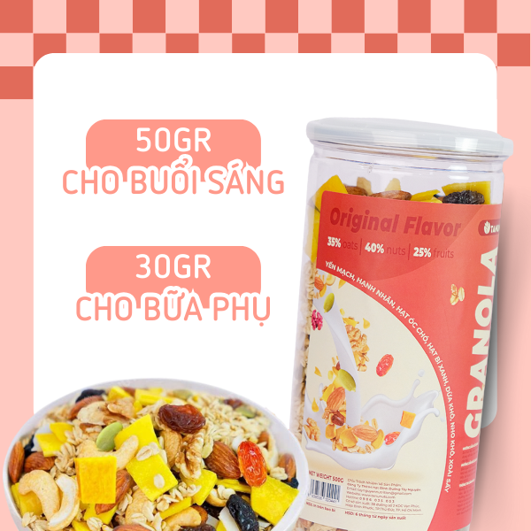 Granola ăn kiêng- vị truyền thống
