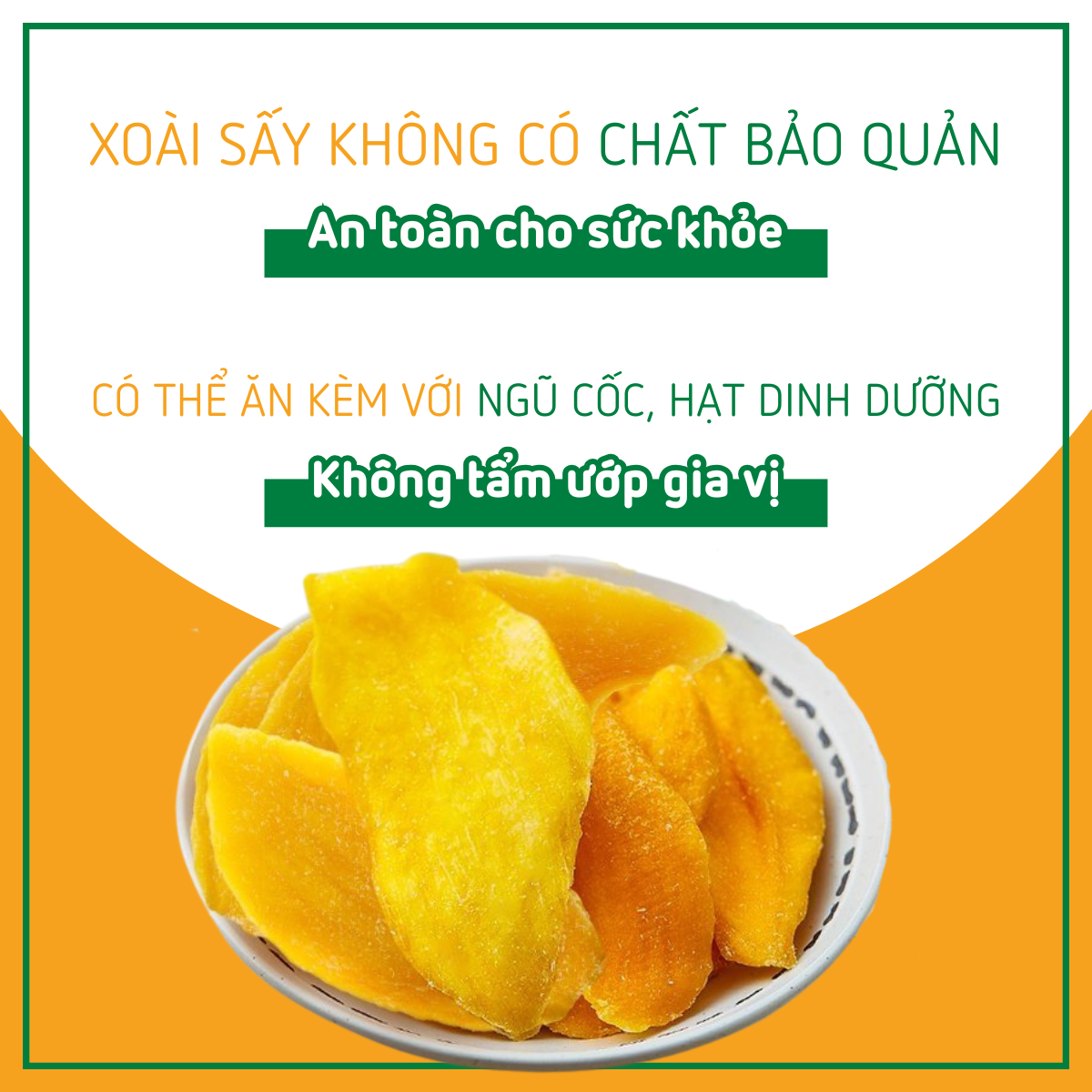 Xoài sấy dẻo Tanu Nuts 200g [Ăn vặt]