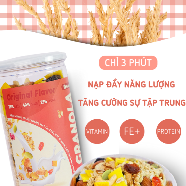 Granola ăn kiêng- vị truyền thống