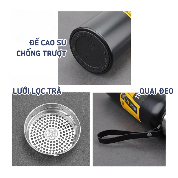 Bình giữ nhiệt nắp bạc- dung tích 750ml