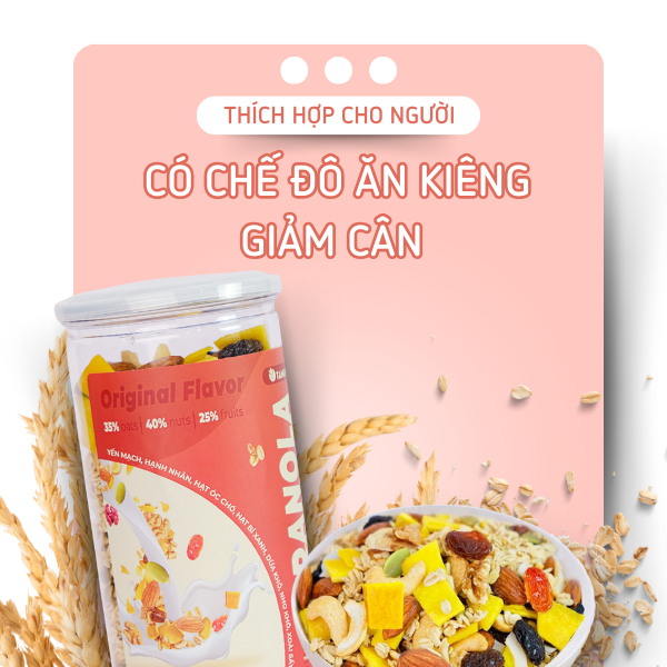 Granola ăn kiêng- vị truyền thống