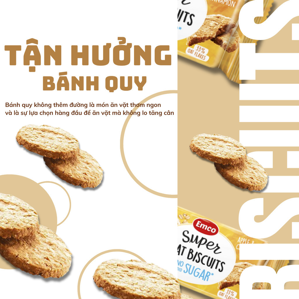 Bánh quy Emco vị táo quế
