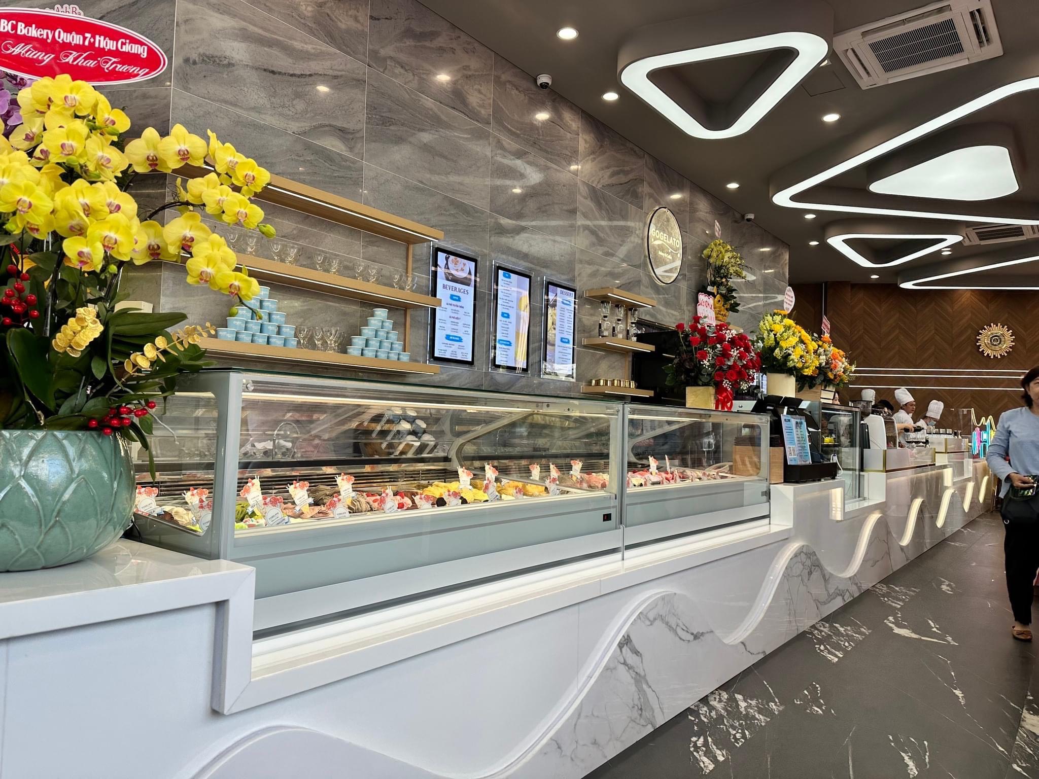 Thi công nội thất quán Kem Go Gelato - Thương Hiệu Mới của ABC Bakery của Ông Kao Siêu Lực