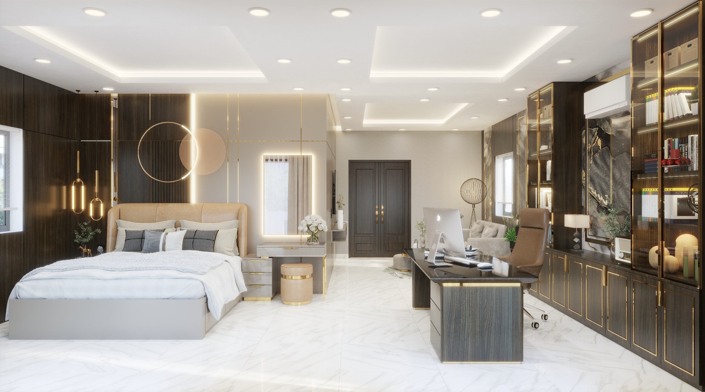 Thiết kế và thi công nội thất Phòng Ngủ Anh Hoàng - Thạnh Mỹ Lợi TP Thủ Đức