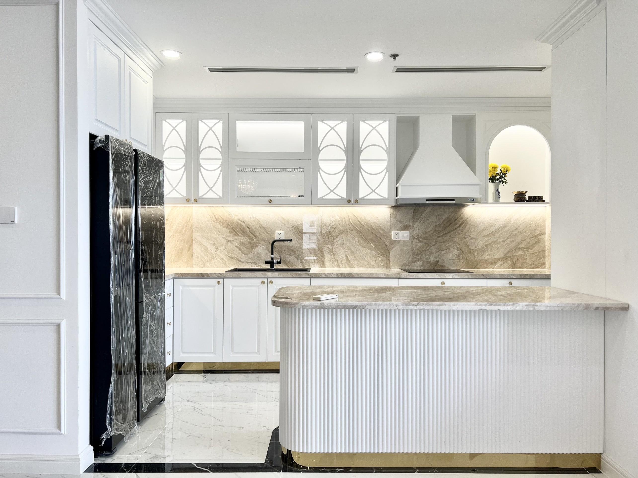 Thi công nội thất căn hộ chung cư 3 Phòng Ngủ Toà W4 Chung Cư Sunrise City