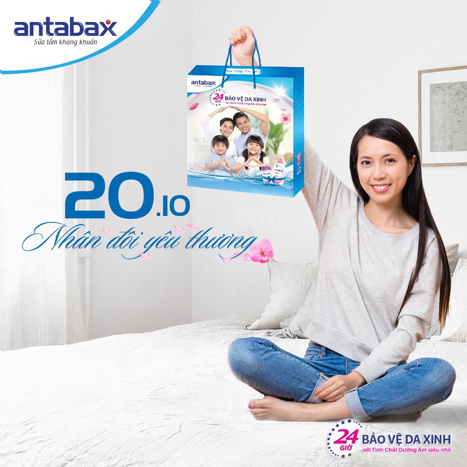 CHƯƠNG TRÌNH ƯU ĐÃI ANTABAX - MÓN QUÀ Ý NGHĨA CHO PHÁI NỮ 20-10!