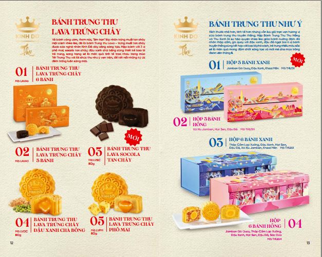 Cập nhập bảng giá mới nhất Bánh trung thu Kinh Đô 2022 !!!